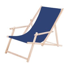Kokkupandav tool Oxford, sinine/pruun цена и информация | Садовые стулья, кресла, пуфы | hansapost.ee