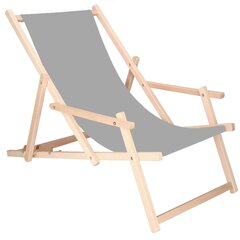 Kokkupandav tool Oxford, hall/pruun цена и информация | Садовые стулья, кресла, пуфы | hansapost.ee