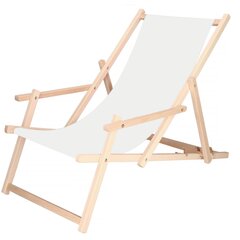 Kokkupandav tool Oxford, valge/pruun hind ja info | Aiatoolid, rõdutoolid | hansapost.ee