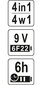 Multifunktsionaalne detektor 4 in 1, Yato (YT-73138) hind ja info | Käsitööriistad | hansapost.ee