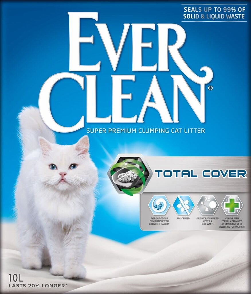 Kassiliiv Ever Clean Total Cover, 10 L hind ja info | Kassiliiv | hansapost.ee