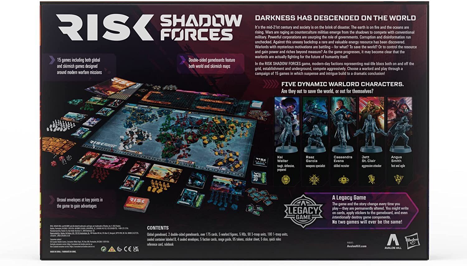Lauamäng Risk: Shadow Forces Legacy, EN hind ja info | Lauamängud ja mõistatused perele | hansapost.ee