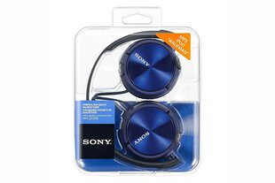 Juhtmega kõrvapealsed kõrvaklapid Sony MDRZX310L.AE, sinine hind ja info | Kõrvaklapid | hansapost.ee