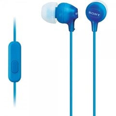 Sony MDR-EX15 Blue цена и информация | Беспроводные наушники | hansapost.ee