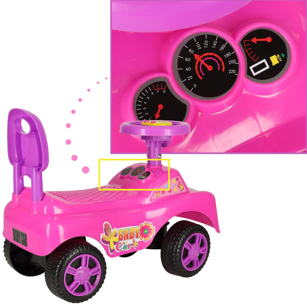 Tõukeauto lastele, roosa цена и информация | Beebide mänguasjad | hansapost.ee
