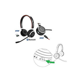 Jabra Evolve 65 MS Duo Black hind ja info | Kõrvaklapid | hansapost.ee