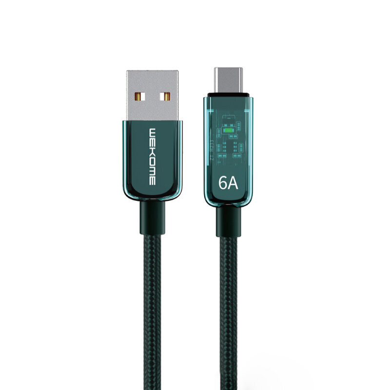 Wekome USB A/USB C, 1 m цена и информация | Juhtmed ja kaablid | hansapost.ee