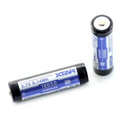 Aku 18650 XTAR - 2200mAh цена и информация | Аккумуляторы | hansapost.ee