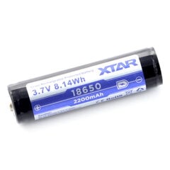 Aku 18650 XTAR - 2200mAh цена и информация | Аккумуляторы | hansapost.ee