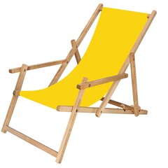 Kokkupandav tool Oxford, kollane/pruun hind ja info | Aiatoolid, rõdutoolid | hansapost.ee