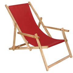 Kokkupandav tool Oxford, punane/pruun hind ja info | Aiatoolid, rõdutoolid | hansapost.ee