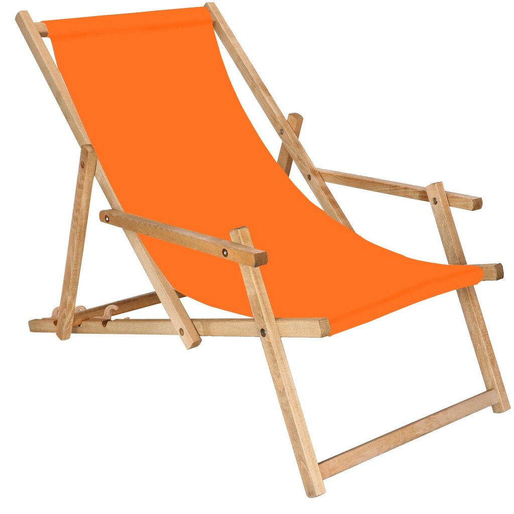 Kokkupandav tool Oxford, oranž/pruun hind ja info | Aiatoolid, rõdutoolid | hansapost.ee