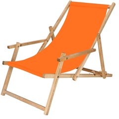 Kokkupandav tool Oxford, oranž/pruun цена и информация | Садовые стулья, кресла, пуфы | hansapost.ee