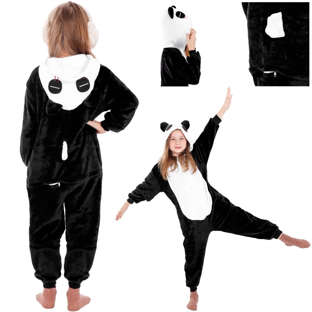Kigurumi pidžaamad tüdrukutele Springos HA5068 120 - 130 cm цена и информация | Hommikumantlid ja pidžaamad tüdrukutele | hansapost.ee