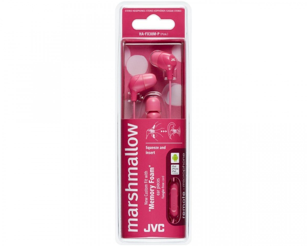 JVC HA-FX38MPE Pink цена и информация | Kõrvaklapid | hansapost.ee