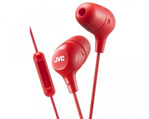 JVC HA-FX38MRE Red цена и информация | Наушники Спортивные Наушники Для Бизнеса Тренажерный Зал Плавание Бег Черный | hansapost.ee