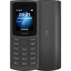 Defektiga toode. Nokia 105 4G Dual-SIM, must hind ja info | Nokia Outlet - lõpumüük | hansapost.ee