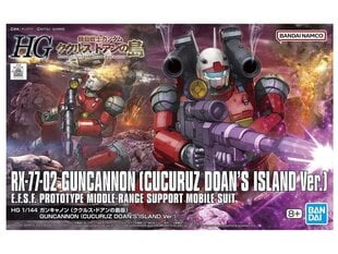 Bandai - HGUC RX-77-02 Guncannon (Cucuru Doan's Island Version), 1/144, 65315 цена и информация | Конструкторы и кубики | hansapost.ee