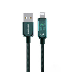 Wekome USB A/lighting, 1 m цена и информация | Кабели и провода | hansapost.ee