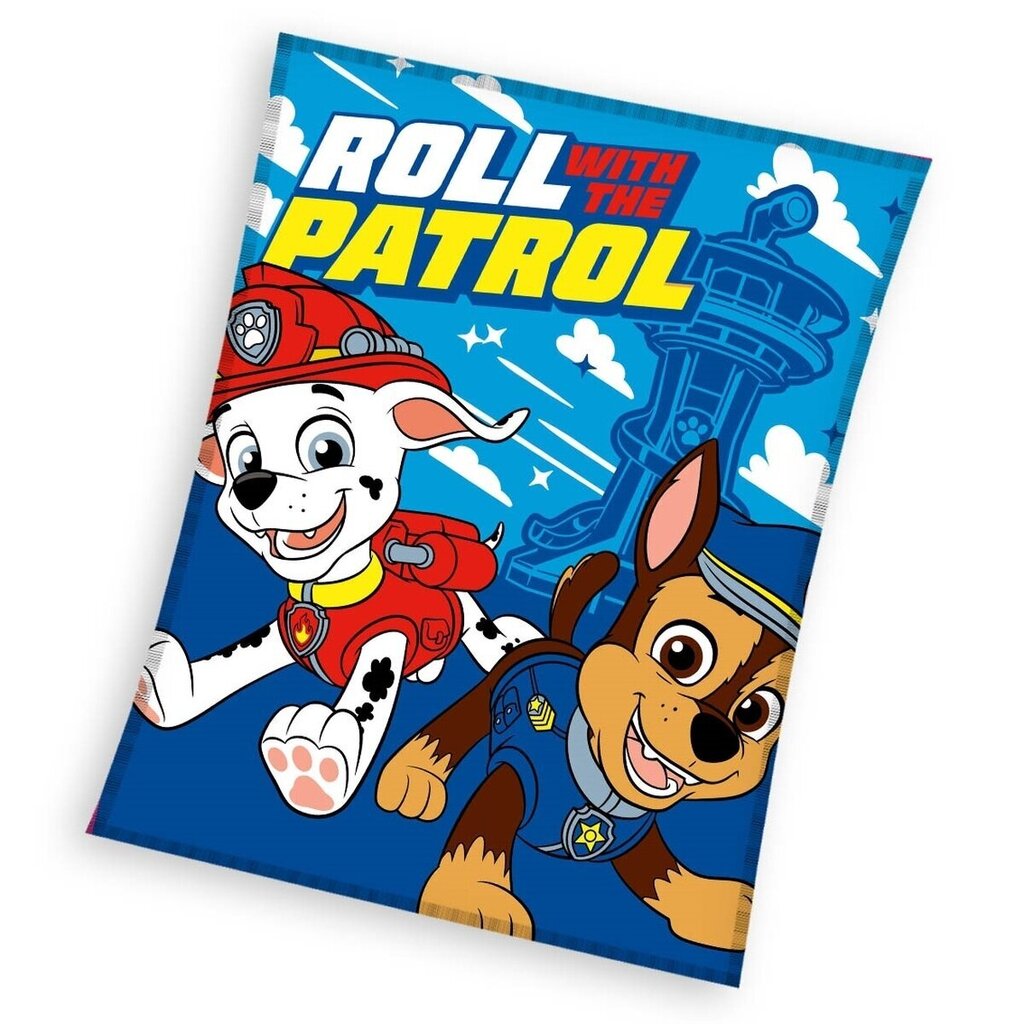 Pleed lastele Paw Patrol, 130x170 cm hind ja info | Pleedid, voodikatted ja päevatekid | hansapost.ee