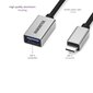 Marmitek, USB-C - USB-A, 0.15 m hind ja info | USB adapterid ja jagajad | hansapost.ee