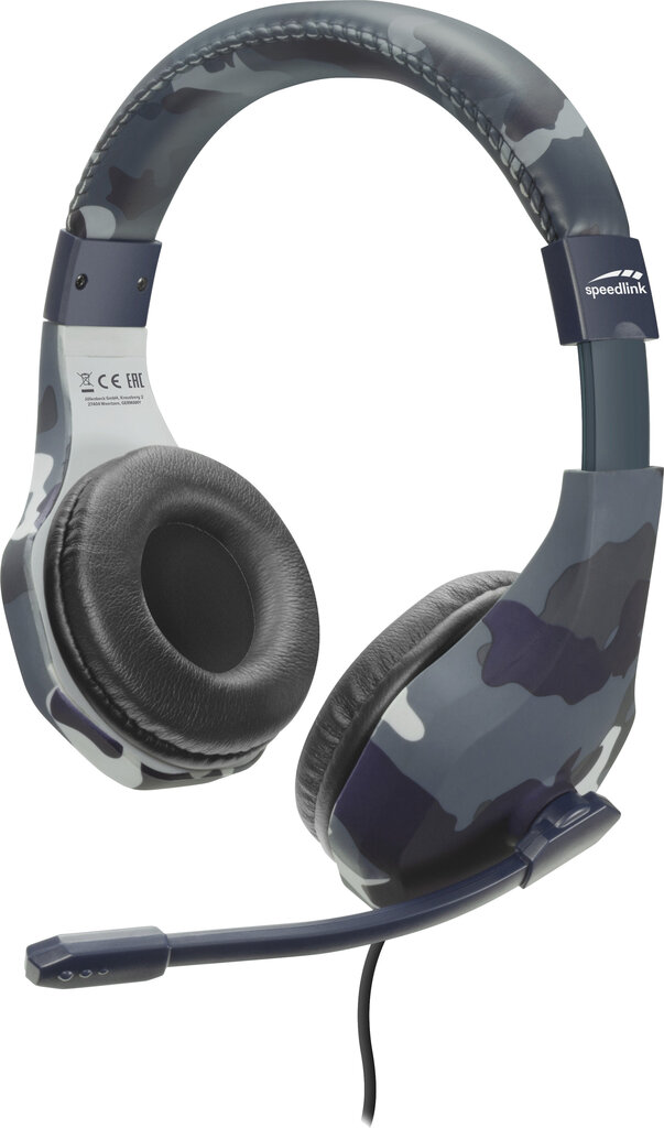 Speedlink kõrvaklapid + mikrofon Raidor PS4, must (SL-450303-BE) hind ja info | Kõrvaklapid | hansapost.ee