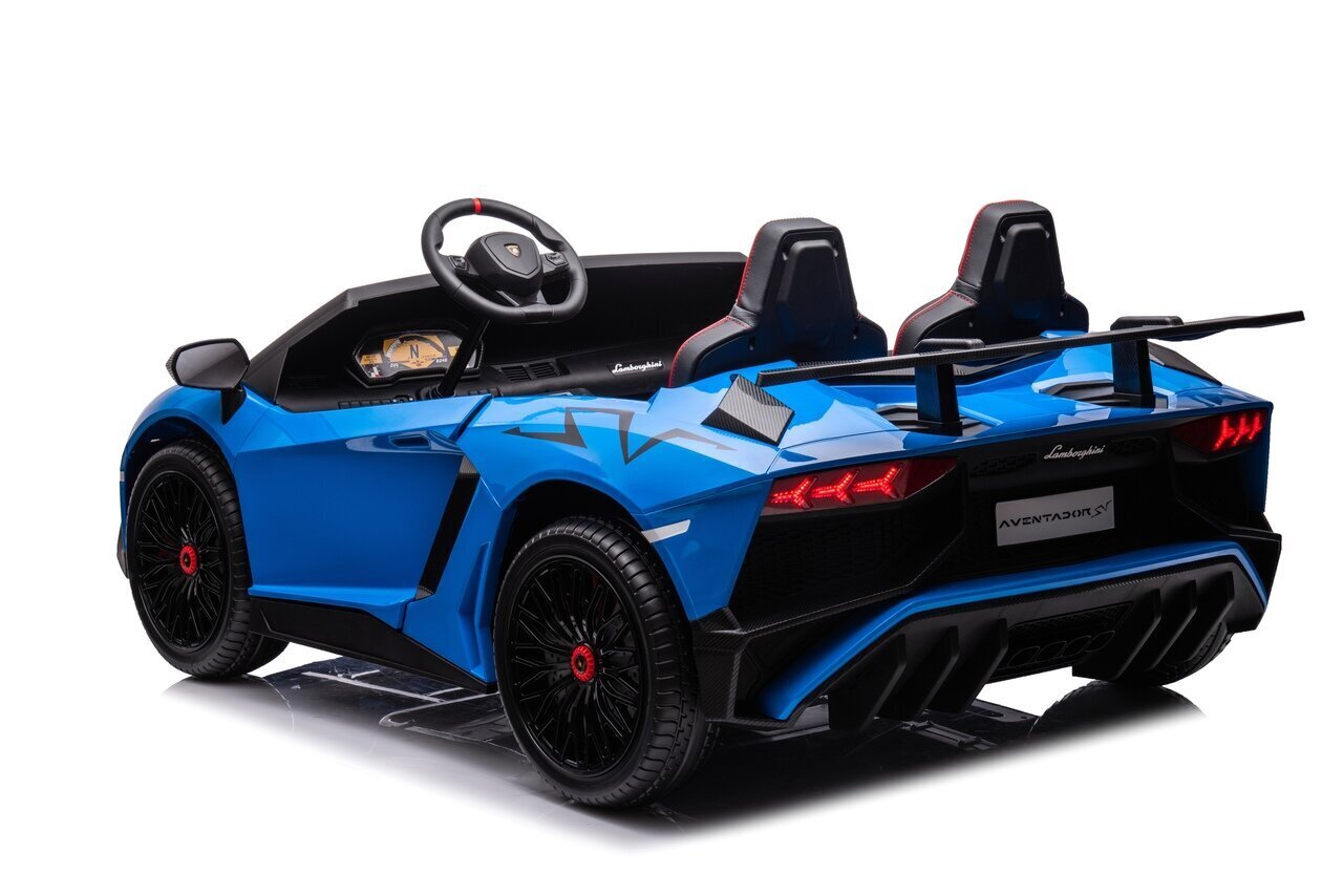 Kahekohaline laste elektriauto Lamborghini Aventador SV Strong vehicle, sinine цена и информация | Laste elektriautod | hansapost.ee