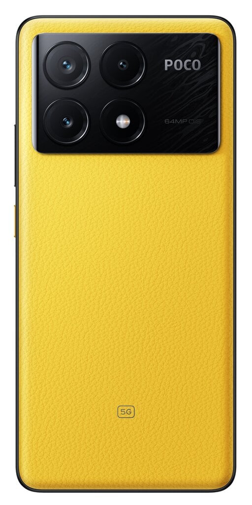 Poco X6 Pro 5G 8/256 MZB0FUTEU Yellow цена и информация | Telefonid | hansapost.ee