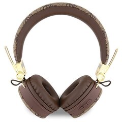 Guess słuchawki nauszne Bluetooth GUBH704GEMW brązowy|brown 4G Metal Logo цена и информация | Наушники | hansapost.ee