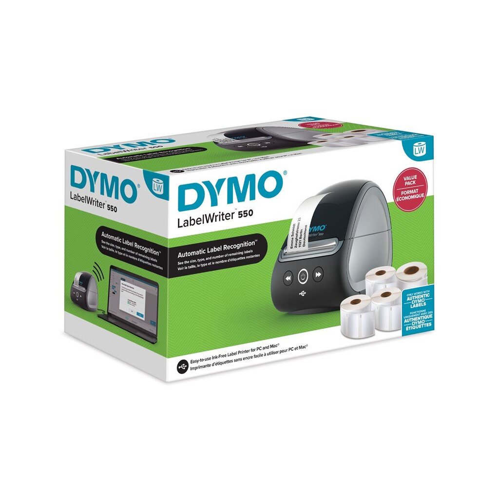 Dymo LabelWriter 550 цена и информация | Printeritarvikud | hansapost.ee