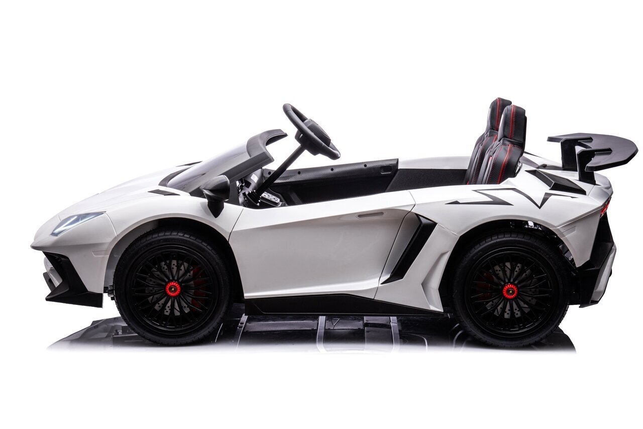 Kahekohaline laste elektriauto Lamborghini Aventador SV Strong vehicle, valge цена и информация | Laste elektriautod | hansapost.ee