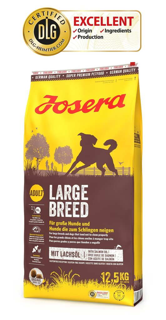 Josera keskmist ja suurt tõugu koertele Large Breed, 12,5 kg цена и информация | Koerte kuivtoit ja krõbinad | hansapost.ee