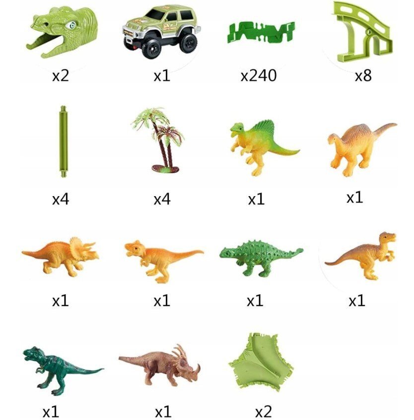 Dinosaur Track Toys Laste arengurada цена и информация | Mänguasjad poistele | hansapost.ee