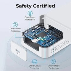 Зарядное устройство PROMATE PowerPort-20PD Type-C PD 20Вт  цена и информация | Promate Мобильные телефоны, Фото и Видео | hansapost.ee