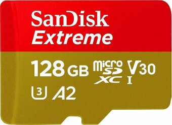 Sandisk Extreme 128GB MicroSD hind ja info | Fotoaparaatide mälukaardid | hansapost.ee