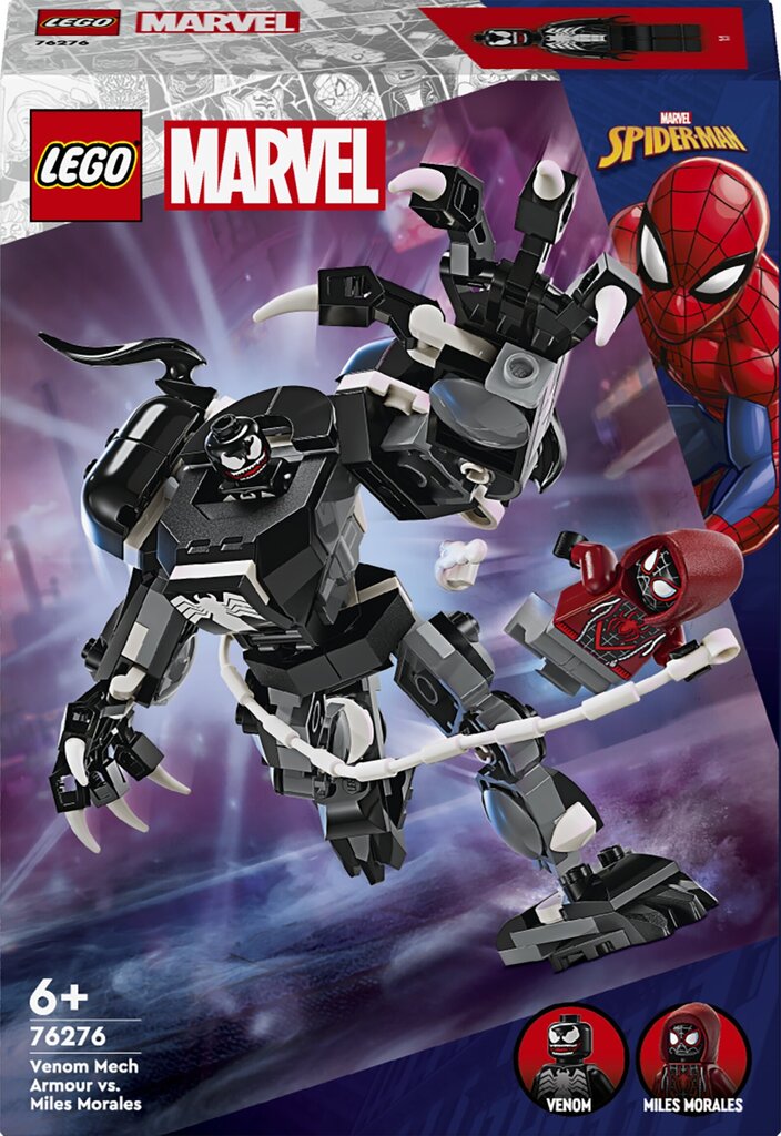 76276 Lego® Marvel Venom Mech Armor vs. Miles Morales цена и информация | Klotsid ja konstruktorid | hansapost.ee