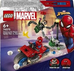 76275 LEGO® Marvel Погоня на мотоцикле: Человек-Паук против Доктора Осьминога цена и информация | Конструкторы и кубики | hansapost.ee