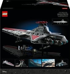 75367 LEGO® Star Wars Венатор - республиканский штурмовой крейсер цена и информация | Конструкторы и кубики | hansapost.ee