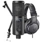 Audio Technica ATR2500x-USB + ATH-M20x + Boom Arm цена и информация | Kõrvaklapid | hansapost.ee