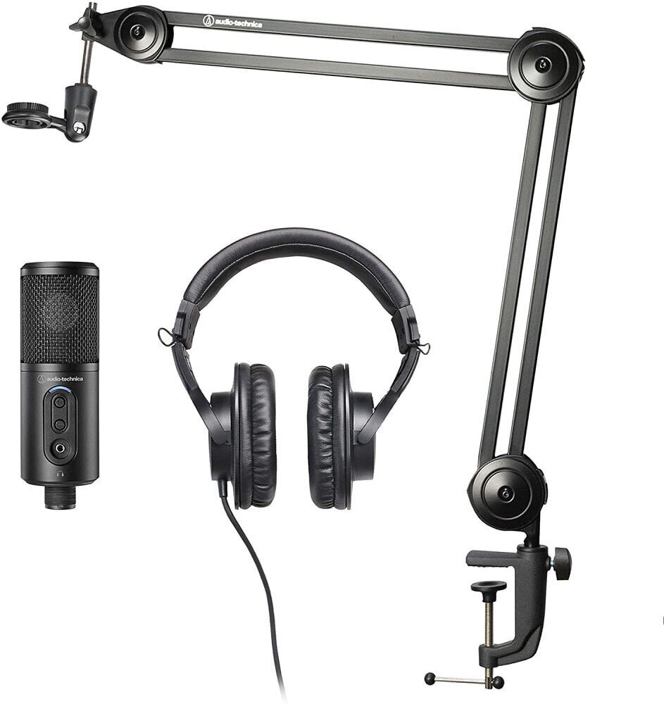 Audio Technica ATR2500x-USB + ATH-M20x + Boom Arm цена и информация | Kõrvaklapid | hansapost.ee