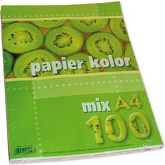 Värviline paber Kreska A4, 100 lehte цена и информация | Тетради и бумажные товары | hansapost.ee