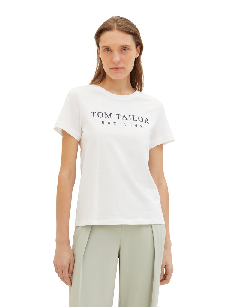 Tom Tailor naiste T-särk, valge цена и информация | T-särgid naistele | hansapost.ee