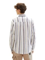 Tom Tailor meeste triiksärk, hall-triibuline цена и информация | Мужские рубашки | hansapost.ee