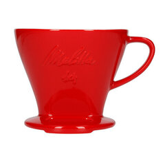 Фарфоровая капельница для кофе Melitta 1x4 - красный цена и информация | Чайники, кофейники | hansapost.ee