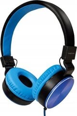 Juhtmega kõrvapealsed kõrvaklapid LOGILINK HS0049BL - sinine цена и информация | Наушники | hansapost.ee