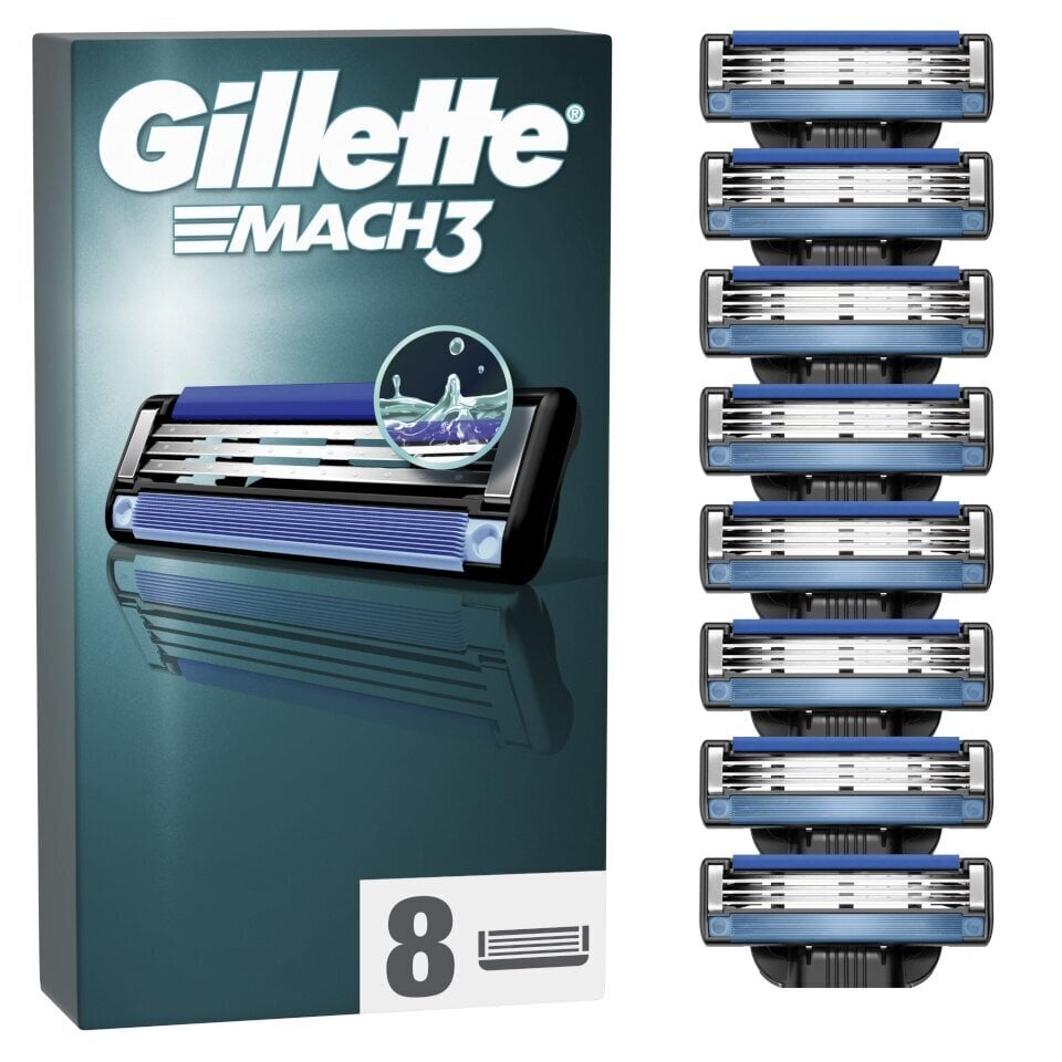 Raseerimispead Gillette MACH3, 8 tk. цена | hansapost.ee