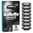 Raseerimispead GILLETTE MACH3 Charcoal, 8 tk