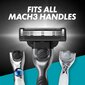 Raseerimispead meestele Gillette Mach3 Charcoal, 8 tk. цена и информация | Raseerimisvahendid | hansapost.ee