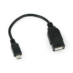 Oem, microUSB - USB A, 0,12 м цена и информация | Кабели и провода | hansapost.ee