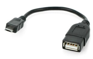 Oem, microUSB - USB A, 0,12 м цена и информация | Кабели и провода | hansapost.ee